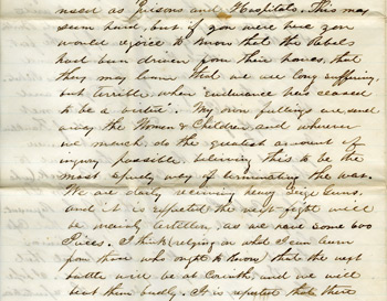 Letter from John Cheney to his wife, Mary, April 18, 1862