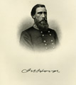 Initially under Johnston as a Corps Commander, Hood was placed in command of the Army of Tennessee on July 18, 1864. The thirty-three year old general launched an aggressive defense of the city, including four major attacks in an attempt to break Sherman's siege.