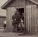 When possible, families of soldiers would join them in camp, bringing a little bit of home with them. If families could not stay for an extended time, some would at least visit when possible. In 1864, while in Nashville, Rawlins sent for his wife and children. They spent about three weeks together that February and March.