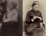 This Quaker mother-daughter team visited soldiers in Washington, D.C., hospitals. Brief visits turned into extended stays at particular hospitals to improve sanitary conditions. Later, Abigail was in charge of nursing at the Point Lookout Hospital in Maryland. Abigail also participated in abolitionist efforts to aid escaping slaves. As a result of the family's abolitionist activities, the Gibbons family home was severely damaged in a riot. Daughter Sarah married during the war and was quickly widowed, but her mother convinced her to continue in their work.