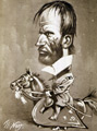Caricature of Sherman by Thomas Nast.