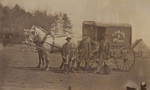 United States mail delivery to 2nd Corps camp by wagon. Mail was an instant morale booster for any soldier who received it.