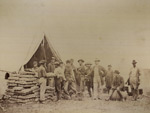 Commissary Department of the Headquarters of the Army of the Potomac in Fairfax, Virginia. 