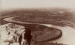 Chattanooga and the Tennessee River as seen from Lookout Mountain.