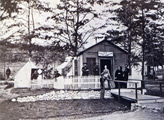 U.S. Sanitary Commission lodge at Convalescent Camp, Alexandria, Virginia, 1863.