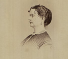 Colfax of Michigan City, Indiana, spent many hours of her childhood assisting her mother as she visited and ministered to the sick. Widowed before the Civil War, Colfax was determined to volunteer as a nurse despite the objections of her mother and friends. In October 1861, she went to St. Louis and was the first female nurse assigned to the Fifth Street Hospital. She worked on the U.S. Sanitary Commission's transport Louisiana which carried wounded from the Battle of Shiloh to St. Louis, and later served on hospital transports along the Ohio River. In 1863 she worked at the general hospital at Jefferson Barracks in St. Louis. Colfax served as an Army nurse for two and a half years before returning home in early 1864.
