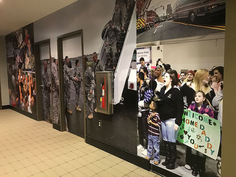 Soldiers welcome service members home after deployment